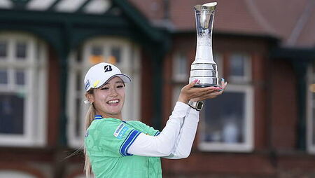 Japan’s Shiho Kuwaki wins first major title after dramatic Women’s Open play-off