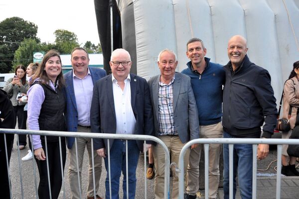 Former Senator Maura Hopkins, Cllr Marty McDermott, Cllr Larry Brennan, Cllr Michael Holland, Senator Gareth Scahill and Deputy Martin Daly pictured at the horse racing evening as part of the Castlerea Rose Festival. Pic: Liam Reynolds Former Senator Maura Hopkins, Cllr Marty McDermott, Cllr Larry Brennan, Cllr Michael Holland, Senator Gareth Scahill and Deputy Martin Daly pictured at the horse racing evening as part of the Castlerea Rose Festival. Pic: Liam Reynolds