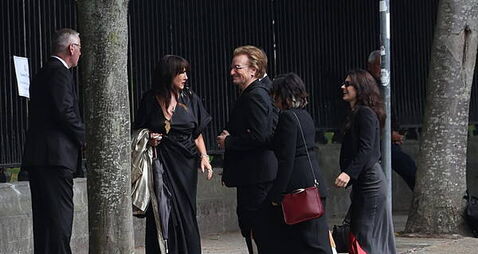 Bono and Eddie Vedder join stars for funeral of ‘true Dub’ Glen Hansard