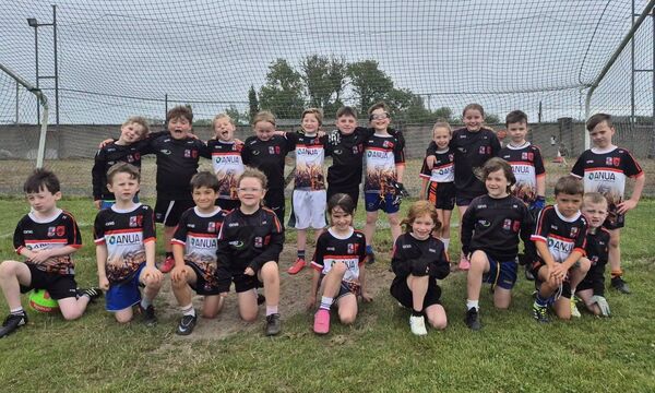 Members of the Elphin-Ballinameen U8 team. Members of the Elphin-Ballinameen U8 team.