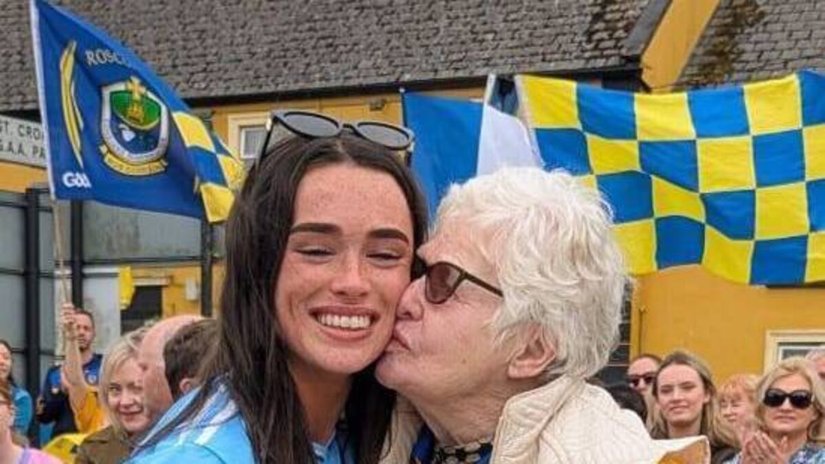 SEALED WITH A KISS: Ella welcomed back to Ballintubber by proud grandmother