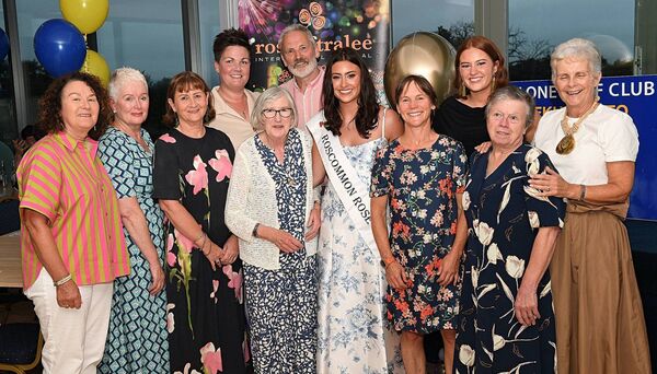 Members of Kiltoom Drama Group with Rose of Roscommon Rebecca Collins. Pic: Gerard O’Loughlin Members of Kiltoom Drama Group with Rose of Roscommon Rebecca Collins. Pic: Gerard O’Loughlin