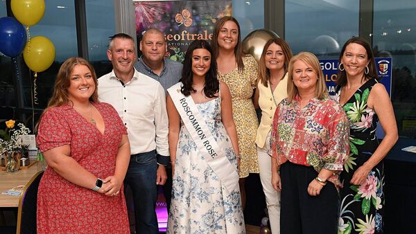 Staff at Our Lady’s Bower Secondary School Athlone with Rose of Roscommon Rebecca Collins. Pic: Gerard O’Loughlin Staff at Our Lady’s Bower Secondary School Athlone with Rose of Roscommon Rebecca Collins. Pic: Gerard O’Loughlin