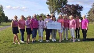 <p>A recent fundraiser held at Ballaghaderreen Golf Club in aid of breast cancer research raised €1,165. Pic: M.Madden </p> <p>A recent fundraiser held at Ballaghaderreen Golf Club in aid of breast cancer research raised €1,165. Pic: M.Madden </p>