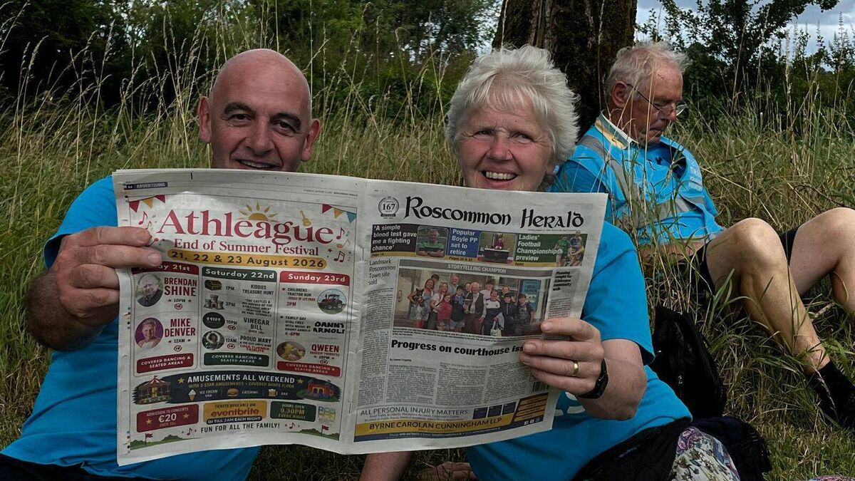 Taking a break with the Roscommon Herald