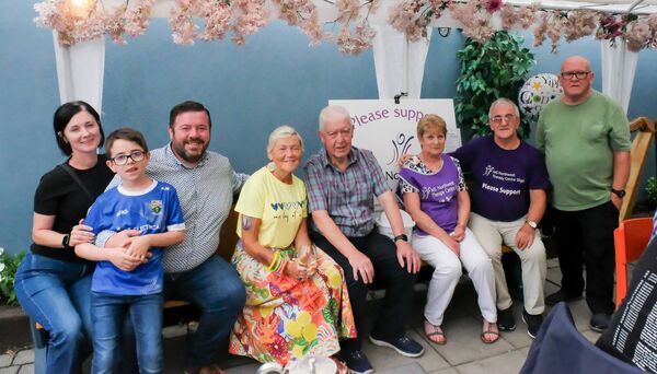 Julie Martin, Ben Martin, Colm Martin, Joan Sweeney, Sean Martin, Mary Sweeney, Seamus Sweeney, and Padraig Sweeney at a community fundraiser in aid of the MS North West Therapy Centre in Sligo at the Leitrim Inn. Julie Martin, Ben Martin, Colm Martin, Joan Sweeney, Sean Martin, Mary Sweeney, Seamus Sweeney, and Padraig Sweeney at a community fundraiser in aid of the MS North West Therapy Centre in Sligo at the Leitrim Inn.
