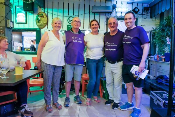 Happy faces at a community fundraiser in aid of the MS North West Therapy Centre in Sligo at the Leitrim Inn. Pictures: David Knight Happy faces at a community fundraiser in aid of the MS North West Therapy Centre in Sligo at the Leitrim Inn. Pictures: David Knight