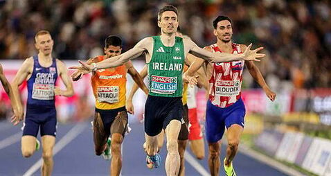 Mark English makes history with European gold as Adeleke takes silver