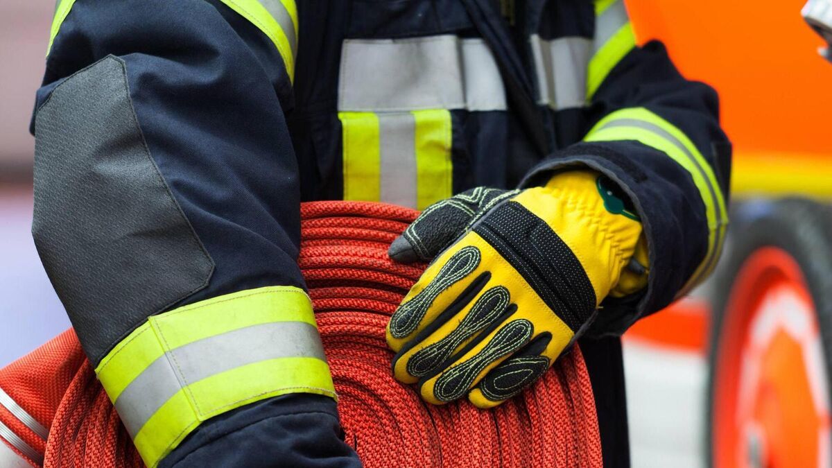 Emergency services at scene of fire in County Roscommon