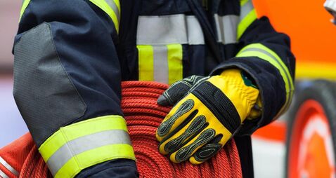 Emergency services at scene of fire in County Roscommon