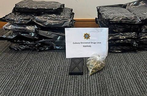 Two men arrested after €233,000 worth of cannabis seized in Galway