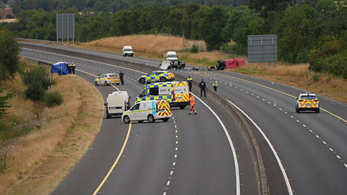 Garda Commissioner denounces 'reckless and dangerous driving' after five dead in M9 crash
