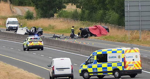 Sisters and boy remain seriously injured after fatal M9 crash Sisters and boy remain seriously injured after fatal M9 crash