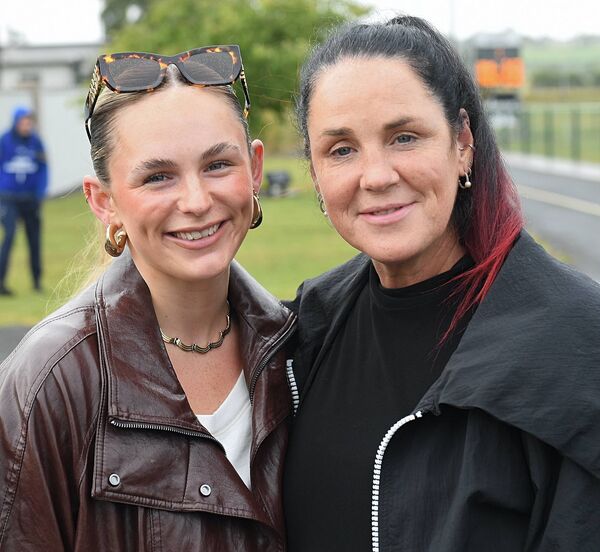 Katie Heneghan and Mary Grehan, Four Roads, at the recent senior hurling championship game between Oran and Tremane in Rockfield. Picture: Gerard O'Loughlin