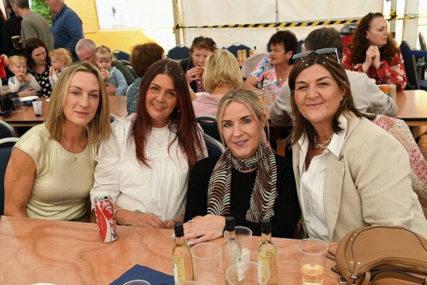 Niamh Hennigan, Ann Baxter, Mary Lannon and Evelyn McGrath, pictured at Athleague Festival last weekend. Pic: Gerard O’Loughlin