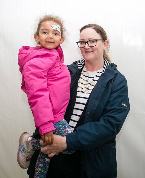 Pictured enjoying the Family Fun Day at Roscommon Races on Tuesday evening last were Lena and Valerie Gunning, Castlerea. Pic: Michelle Hughes Walsh