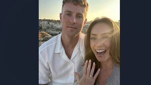<p>Eoin and Sally celebrating their engagement. Pic: IG Sally Reidy</p> <p>Eoin and Sally celebrating their engagement. Pic: IG Sally Reidy</p>
