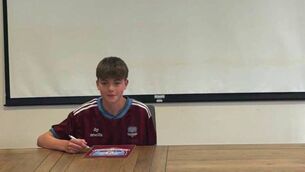 <p>Senan Lohan has signed with Galway United. Picture: Roscommon Town Youth Soccer.</p>