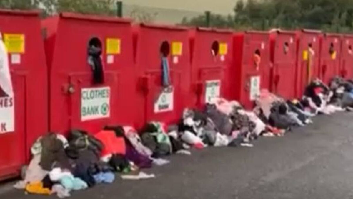 Dumping at local clothes bank condemned