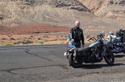 Mike takes on Route 66 Motorcycle Challenge for Children's Health Foundation