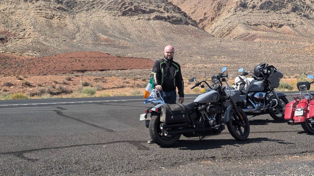 Mike takes on Route 66 Motorcycle Challenge for Children's Health Foundation