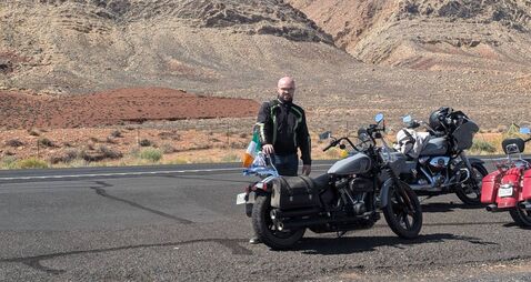 Mike takes on Route 66 Motorcycle Challenge for Children's Health Foundation
