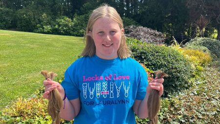 Roscommon girl's special cut for charity 