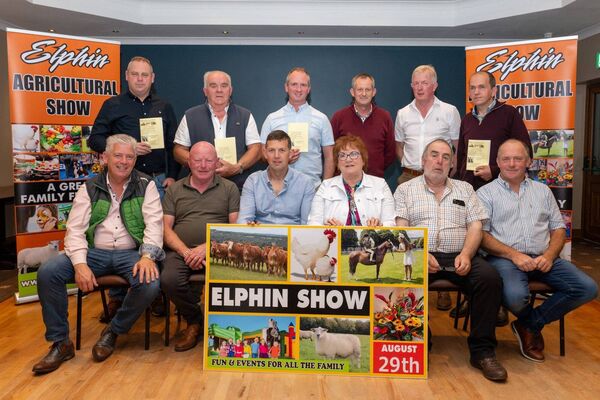 Sponsors at the launch of Elphin Agricultural Show. Pic: Breda Durr Sponsors at the launch of Elphin Agricultural Show. Pic: Breda Durr