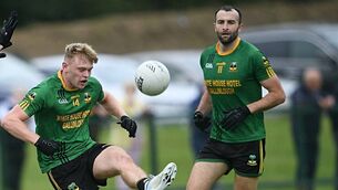 <p>Rob Heneghan, Caoileann Fitzmaurice and their Michael Glaveys team-mates are heading for the play-offs where they will face Elphin. Picture: Gerard O'Loughlin</p>