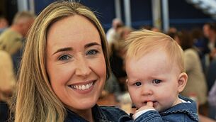 <p>Nicola and Ivy Lyster, Roscommon Town enjoying the recent Athleague Festival. Pic: Gerard O’Loughlin</p>