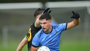 <p>David Higgins scored Western Gaels' game-clinching goal against St. Faithleach's on Saturday evening, preserving his side's senior football championship status once again. Picture: Gerard O'Loughlin</p> <p>David Higgins scored Western Gaels' game-clinching goal against St. Faithleach's on Saturday evening, preserving his side's senior football championship status once again. Picture: Gerard O'Loughlin</p>