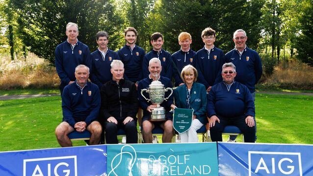 Athlone Golf Club celebrate All Ireland triumph