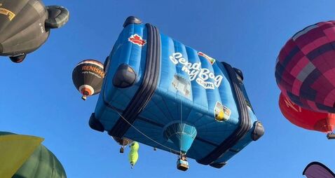 Giant 'Flying Suitcase' balloon targets world record attempt over Roscommon skies