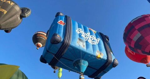 Giant 'Flying Suitcase' balloon targets world record attempt over Roscommon skies