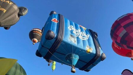 Giant 'Flying Suitcase' balloon targets world record attempt over Roscommon skies
