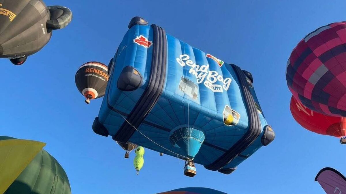 Giant 'Flying Suitcase' balloon targets world record attempt over Roscommon skies