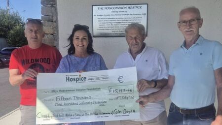 Charity football match raises €15,197 for Hospice