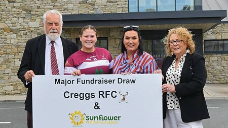 Rugby legends team up for Creggs Quid Games fundraiser
