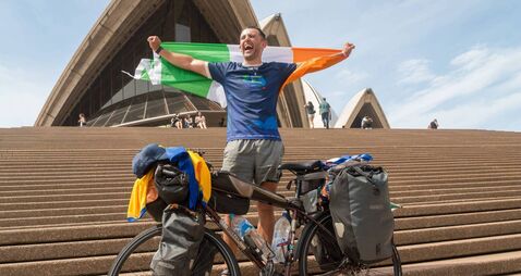 Carrying the message of hope on the long road from Arigna to Australia