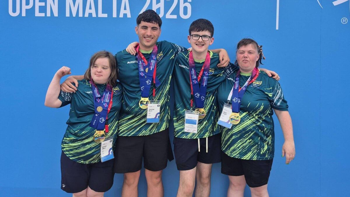 Roscommon swimmers win gold medal at  Special Olympics European Open 