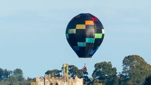 <p>Bird's eye view of Castle Island on Lough Key during last year's championships. Pic: Gerry Faughnan</p>