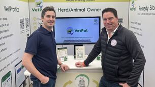 <p>Alan Gormley with Minister Martin Heydon at the VetPal stand at the Ploughing Championships last year.</p> <p>Alan Gormley with Minister Martin Heydon at the VetPal stand at the Ploughing Championships last year.</p>