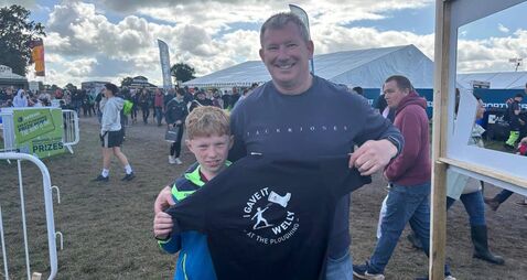 County Roscommon man gives it welly at National Ploughing Championships