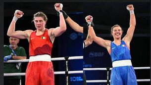 <p>Aoife and Lisa O'Rourke will be in action again today at the European Elite Championships in Bulgaria. </p> <p>Aoife and Lisa O'Rourke will be in action again today at the European Elite Championships in Bulgaria. </p>