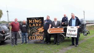<p>King of the Lake organisers Philip Gordon, Joe McDermott and Laith with the sponsors of this year's festival Cllr Mark Casey (Longford County Council), Cllr Larry Brennan (Roscommon County Council) and Ciarán Mullooly MEP. Pic: Syl Healy</p> <p>King of the Lake organisers Philip Gordon, Joe McDermott and Laith with the sponsors of this year's festival Cllr Mark Casey (Longford County Council), Cllr Larry Brennan (Roscommon County Council) and Ciarán Mullooly MEP. Pic: Syl Healy</p>
