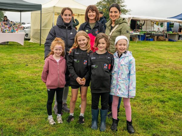 The Brady, Maye and Dockery families at the recent Elphin Agricultural Show. Pic: Breda Durr