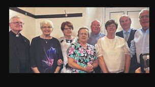 <p>The Walsh family from Kye, Elphin, pictured with cousins and family, recently celebrated the diamond jubilees of brother and sister, Rev. Steve and Sr. Mary Walsh.</p>