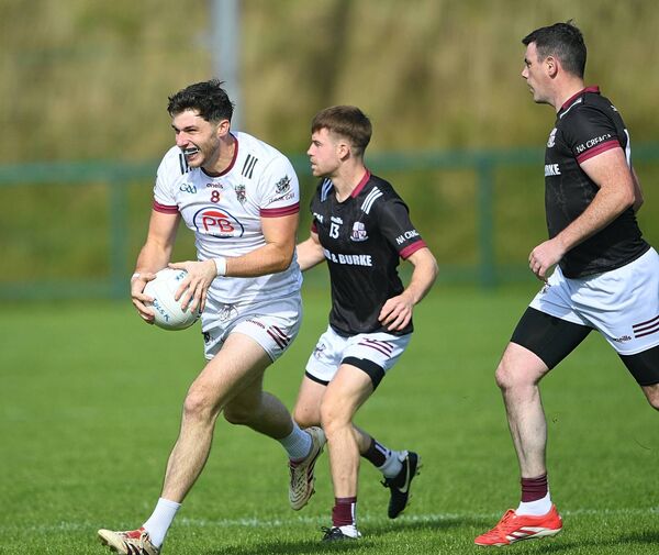 Ryan Larkin and his Tulsk team-mates will be hoping to reverse the group game result against St. Dominic's in early August when the sides clash in Saturday evening's intermediate football championship semi-final in Lisnamult. Picture: Gerard O'Loughlin Ryan Larkin and his Tulsk team-mates will be hoping to reverse the group game result against St. Dominic's in early August when the sides clash in Saturday evening's intermediate football championship semi-final in Lisnamult. Picture: Gerard O'Loughlin