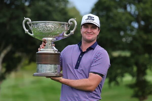Thomas Higgins won the Irish Men’s Amateur Close Championship in August. Pic: INPHO/Bryan Keane Thomas Higgins won the Irish Men’s Amateur Close Championship in August. Pic: INPHO/Bryan Keane
