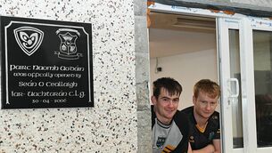 <p>WINDOW OF OPPORTUNITY: Tommy and Conor Morris will be hoping to lead Four Roads to five-in-a-row against St. Dominic's at King and Moffatt Dr. Hyde Park on Sunday next. Pictures: Gerard O'Loughlin</p>